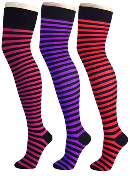 Emo Striped Socks