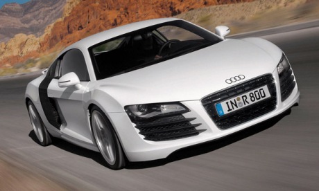 1 x White Audi R8 (and I know there is a silver and a black around here too...)
