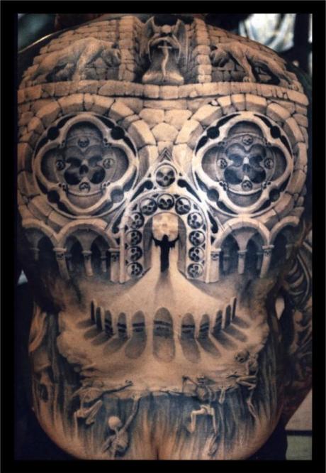 Amazing Gothic Tattoo